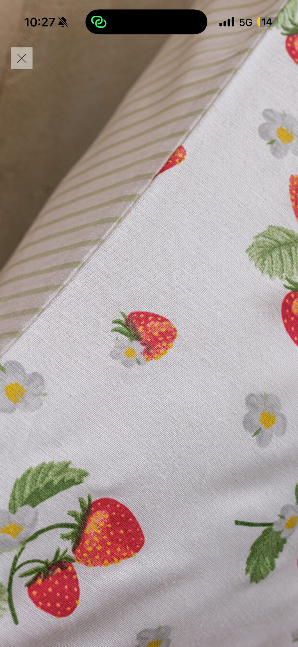 Bettwäsche-Set mit Erdbeeren – 3-teilig – Weiche Baumwollmischung