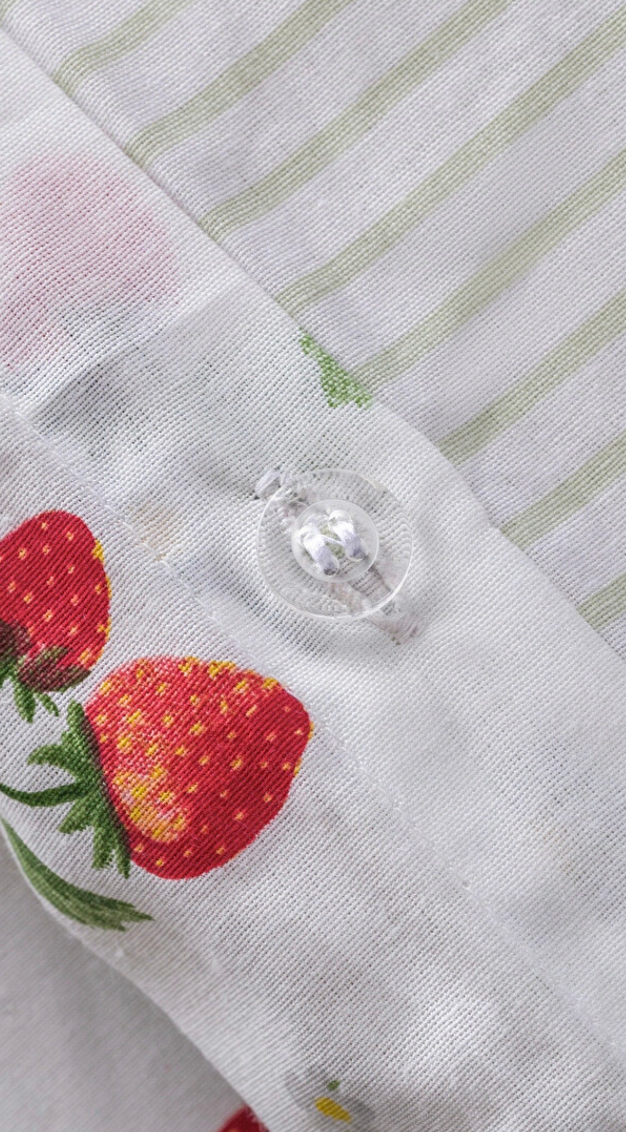 Bettwäsche-Set mit Erdbeeren – 3-teilig – Weiche Baumwollmischung
