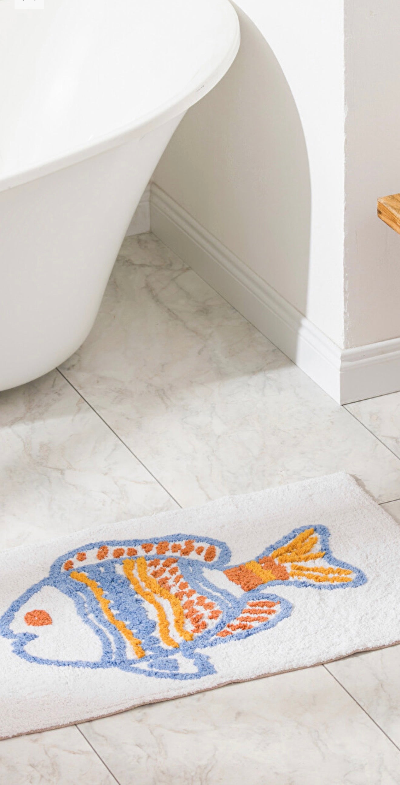 🛁 Getuftete Badematte – 50 × 80 cm