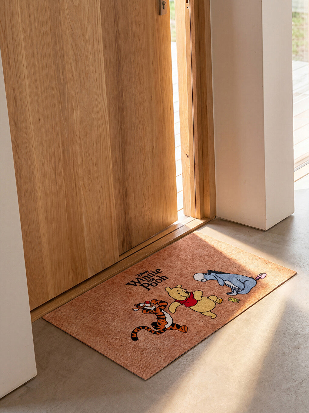 Disney Winnie Puuh Fußmatte – Rutschfester Teppich für drinnen (45 × 75 cm)