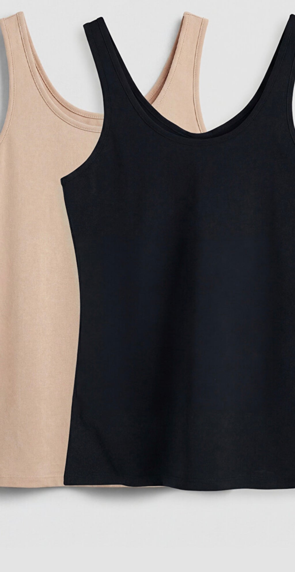 Women’s 5-Piece 100% Cotton Essentials Set | 2 Camisoles + 3 Briefs